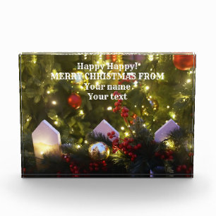 Weihnachtsbaumschmuck Fotoblock