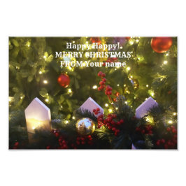 Weihnachtsbaumschmuck Fotodruck