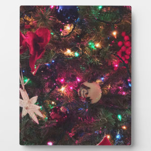 Weihnachtsbaumschmuck Fotoplatte