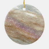 Weihnachtsbaumschmuck – Frohe Weihnachten oder Ihr Keramik Ornament (Hinten)