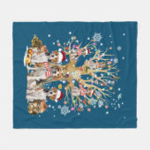 Weihnachtsbaumschmuck für Hunde im Beagle Fleecedecke (Vorderseite (Horizontal))