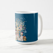 Weihnachtsbaumschmuck für Hunde im Beagle Kaffeetasse (VorderseiteRechts)