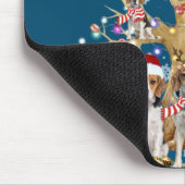 Weihnachtsbaumschmuck für Hunde im Beagle Mousepad (Ecke)