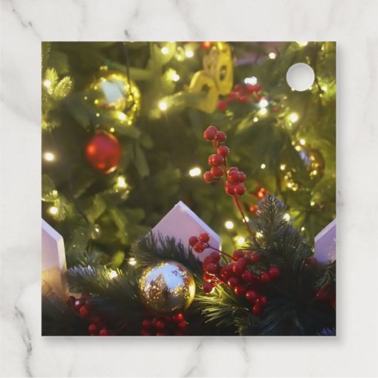 Weihnachtsbaumschmuck Geschenkanhänger (Rückseite)