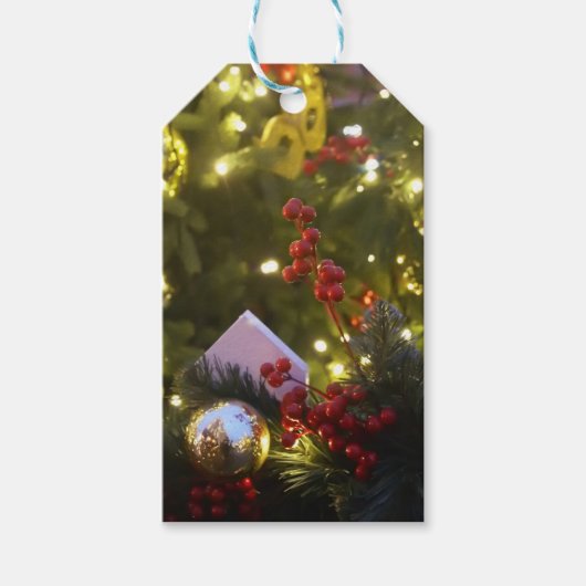Weihnachtsbaumschmuck Geschenkanhänger (Vorderseite)