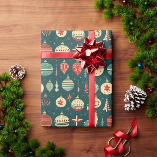 Weihnachtsbaumschmuck Geschenkpapier (Feiertagsgeschenk)