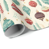 Weihnachtsbaumschmuck Geschenkpapier (Rolleneckpunkt)