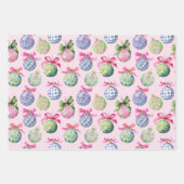 Weihnachtsbaumschmuck Geschenkpapier Set (Vorderseite 3)