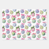 Weihnachtsbaumschmuck Geschenkpapier Set (Vorderseite 2)