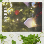 Weihnachtsbaumschmuck Geschirrtuch (Gefaltet)