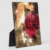 Weihnachtsbaumschmuck glänzend fotoplatte (Seite)