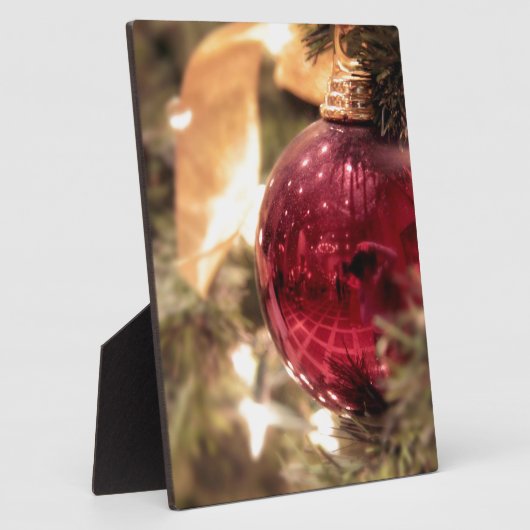 Weihnachtsbaumschmuck glänzend fotoplatte (Seite)