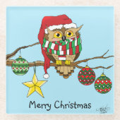 Weihnachtsbaumschmuck Glasuntersetzer (Vorderseite)