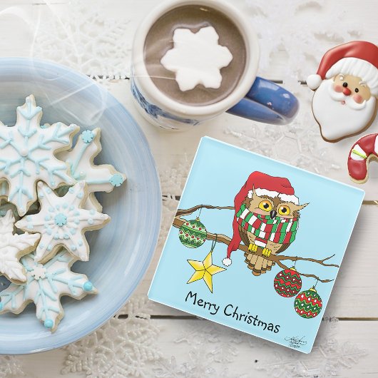 Weihnachtsbaumschmuck Glasuntersetzer