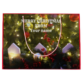 Weihnachtsbaumschmuck Große Geschenktüte