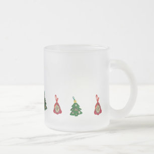 Weihnachtsbaumschmuck Heißer Apfelwein Becher Mattglastasse