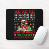 Weihnachtsbaumschmuck ist Geschichte Sweater Germa Mousepad (Mit Mouse)