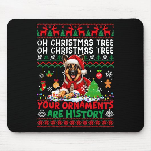 Weihnachtsbaumschmuck ist Geschichte Sweater Germa Mousepad (Vorne)