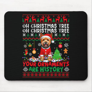 Weihnachtsbaumschmuck ist Geschichte Sweater Norwi Mousepad