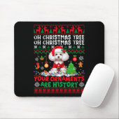 Weihnachtsbaumschmuck ist Geschichte Sweater Santa Mousepad (Mit Mouse)
