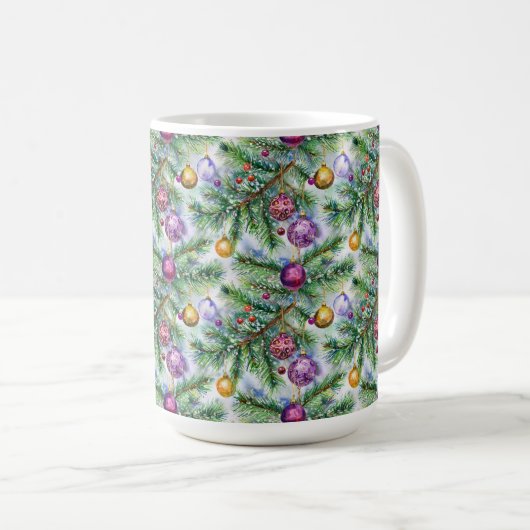 Weihnachtsbaumschmuck Kaffeetasse (VorderseiteRechts)