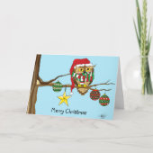 Weihnachtsbaumschmuck Karte (Vorderseite)