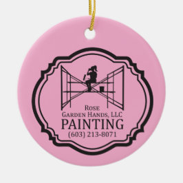 Weihnachtsbaumschmuck Keramik Ornament