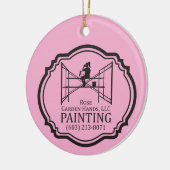 Weihnachtsbaumschmuck Keramik Ornament (Links)