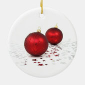 Weihnachtsbaumschmuck Keramik Ornament (Hinten)