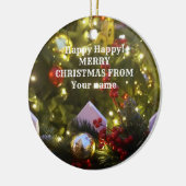 Weihnachtsbaumschmuck Keramik Ornament (Links)