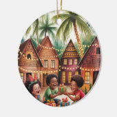 Weihnachtsbaumschmuck keramik ornament (Links)