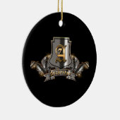 Weihnachtsbaumschmuck Keramik Ornament (Rechts)