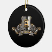 Weihnachtsbaumschmuck Keramik Ornament (Links)