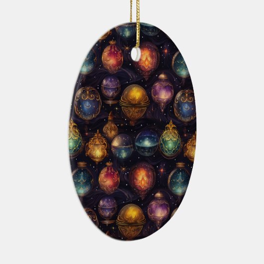 Weihnachtsbaumschmuck Keramik Ornament (Rechts)