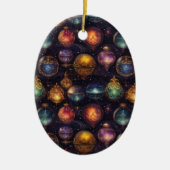 Weihnachtsbaumschmuck Keramik Ornament (Vorne)