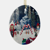 Weihnachtsbaumschmuck Keramik Ornament (Rechts)