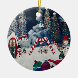 Weihnachtsbaumschmuck Keramik Ornament