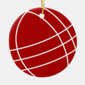 Weihnachtsbaumschmuck Keramik Ornament (Vorne)