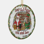 Weihnachtsbaumschmuck Keramik Ornament (Rechts)