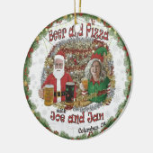 Weihnachtsbaumschmuck Keramik Ornament (Links)