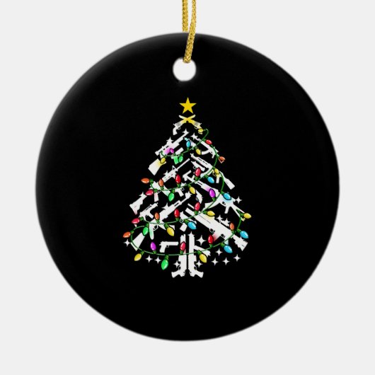 Weihnachtsbaumschmuck Keramik Ornament (Vorne)