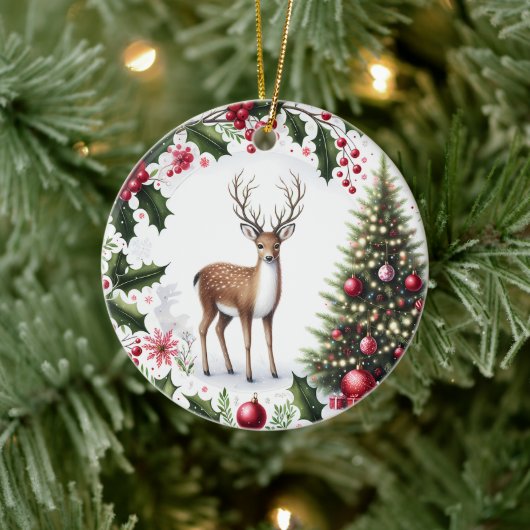 Weihnachtsbaumschmuck Keramik Ornament (Baum)