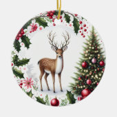 Weihnachtsbaumschmuck Keramik Ornament (Vorne)
