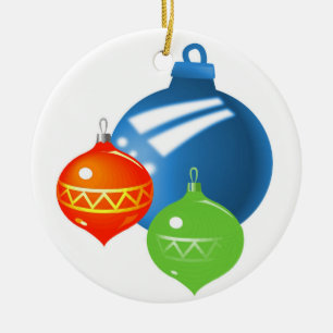 Weihnachtsbaumschmuck Keramikornament