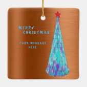 Weihnachtsbaumschmuck Keramikornament (Rückseite)