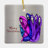 Weihnachtsbaumschmuck Keramikornament (Vorderseite)