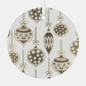 Weihnachtsbaumschmuck Kunst und Design Ornament Aus Glas (Rückseite)