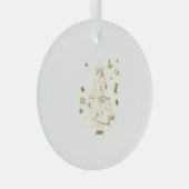 Weihnachtsbaumschmuck Kunst und Design Ornament Aus Glas (Vorderseite Rechts)