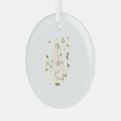 Weihnachtsbaumschmuck Kunst und Design Ornament Aus Glas (Vorderseite links)