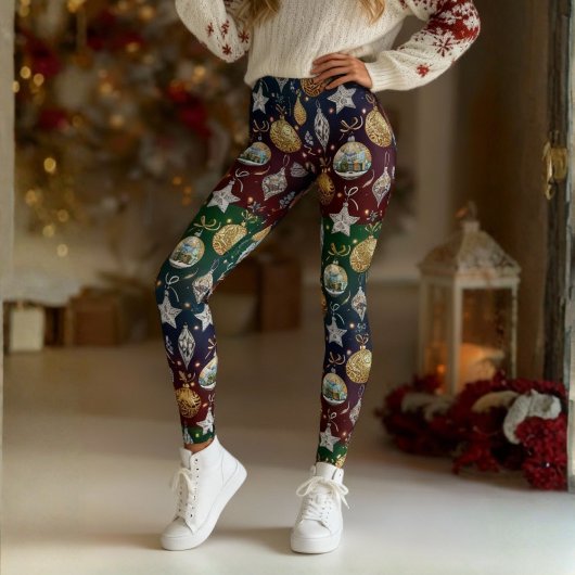 Weihnachtsbaumschmuck-Leggings Leggings